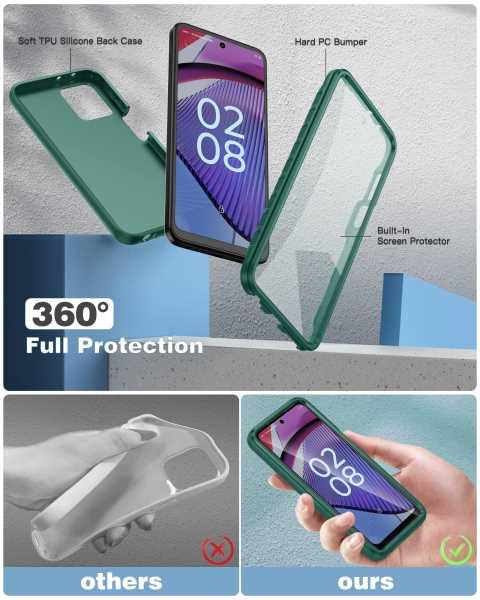 Moto G-Power Moto G-5G 2023 Case Protective Silicone Phone Case Full Protection Matte Shockproof Rubber - FNTCASE OFFICIAL