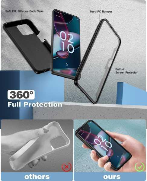 Moto G-Stylus 5G-2023 Case Hard Protection Tough Shockproof Rugged Silicone Case - FNTCASE OFFICIAL
