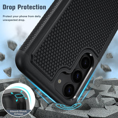 Galaxy S23 Case Dual Layer Phone Cover with Non-Slip Textured