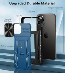 iPhone 11 Pro Max Protective Phone Case with Sliding Camera Cover