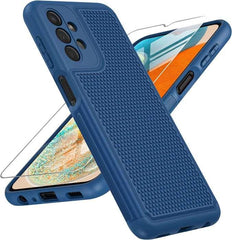 Galaxy A23 5G /4G LTE Protective Phone Case with Non-Slip Texture Blue