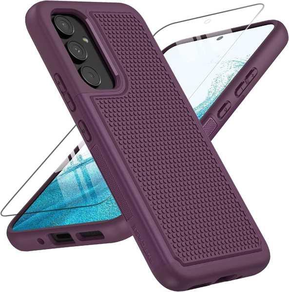 Galaxy A54 5G 6.5inch Military Slim Matte Textured Rugged Cover - FNTCASE OFFICIAL