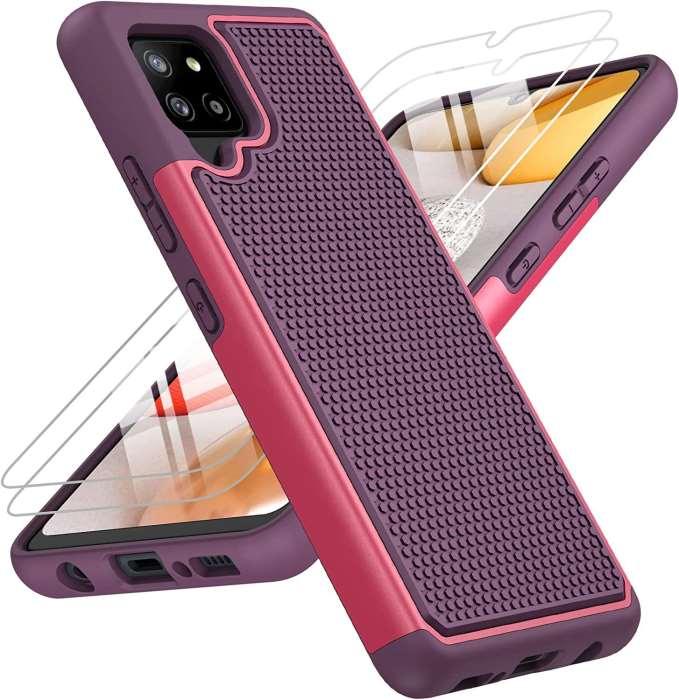 Galaxy A42 5G 6.6inch Military Rugged Bumper Matte Textured Cover - FNTCASE OFFICIAL