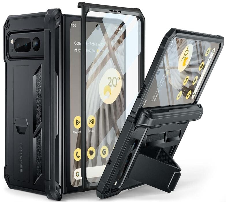 Google Pixel Fold 2023 Case: Hinge Protection with Built-in Screen Protector FNTCASE