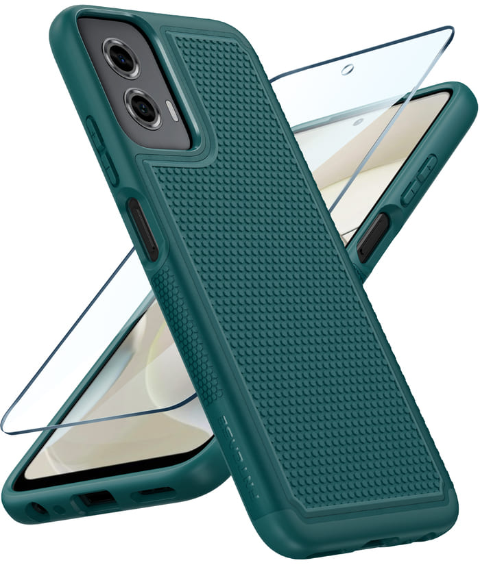 FNTCASE Moto G Power 5G 2024 Phone Case: Dual Layer Heavy Duty