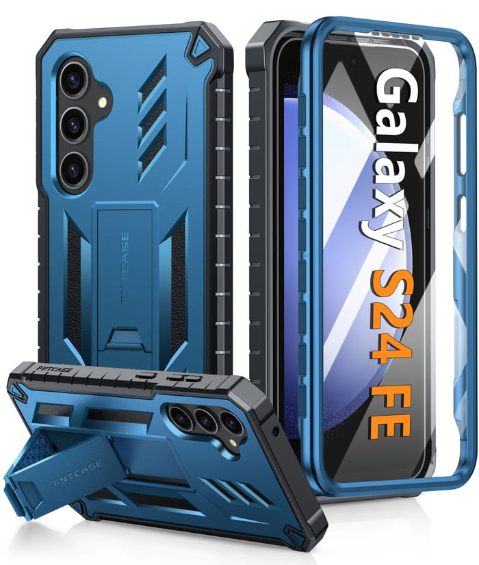 Galaxy S24 FE Case: Phone Cover with Built-in Screen Protector