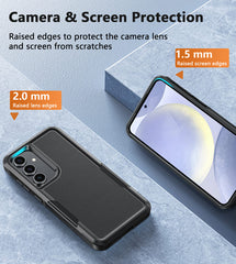 FNTCASE for Samsung Galaxy S24 FE Phone Case: Protective Phone Cover Dual Layer Military Grade Drop Proof