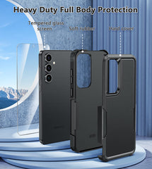 FNTCASE for Samsung Galaxy S24 FE Phone Case: Protective Phone Cover Dual Layer Military Grade Drop Proof