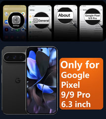 FNTCASE Google Pixel 9/9 Pro 6.2インチ用電話ケース: マグネット式半透明マット耐衝撃スリム電話カバー - ミリタリーグレードの落下防止ハードバック指紋防止保護ケース