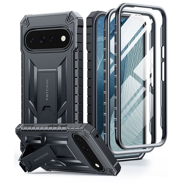 pケース、11pro、GALAXYs10、プロテクト Google Pixel 11/ 11 Pro Case with Kickstand, Built-in Screen