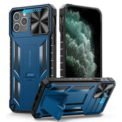 iPhone 11 Pro Max Case: Military Grade Drop Protective Phone Case with Slidable Camera Lens Cover and Kickstand