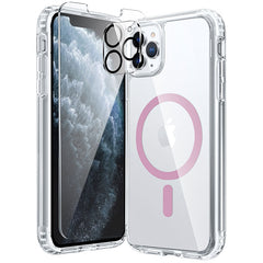 iPhone 11 Pro Clear Phone Case Magnetic Charging Magsafe Support