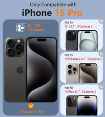 iPhone 15 Pro Phone Case Magnetic Drop Shockproof Protective FNTCASE