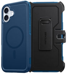 iPhone 16 Plus Case: Magnetic Phone Case with Belt Clip Holster