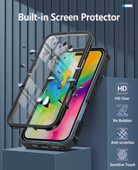 iPhone 16 Pro Max Case: Phone Cover with Built-in Screen Protector