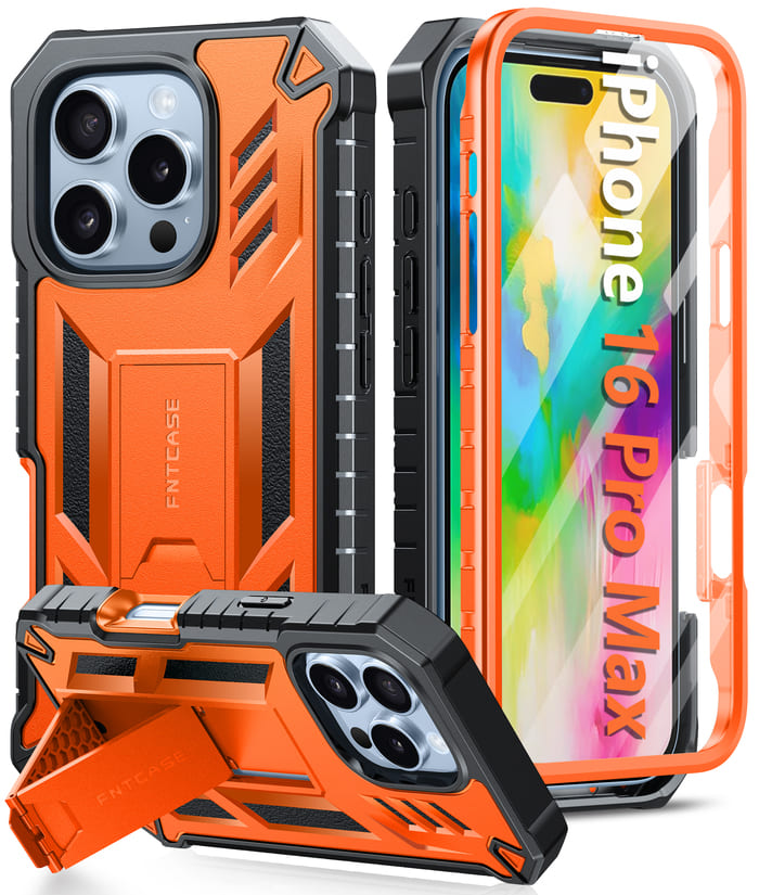 iPhone 16 Pro Max Case: Phone Cover with Built-in Screen Protector