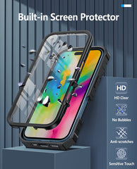 iPhone 16 Pro Case: Phone Cover with Built-in Screen Protector