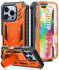 iPhone 16 Pro Case: Phone Cover with Built-in Screen Protector