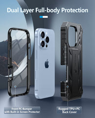 iPhone 16 Pro Case: Phone Cover with Built-in Screen Protector