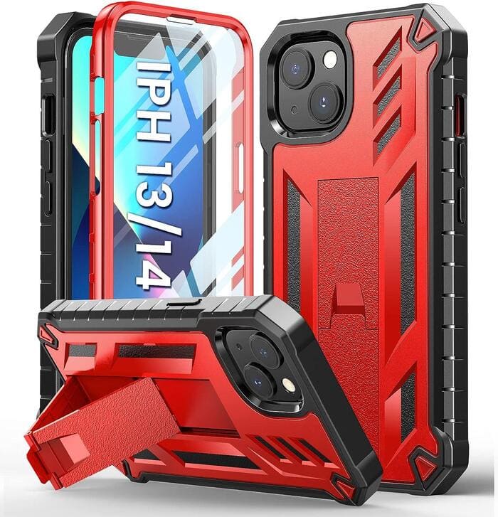 iPhone 13 iPhone 14 Military Shockproof Phone Case with Kickstand FNTCASE