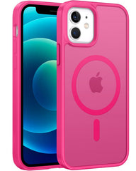 FNTCASE for iPhone 12 12Pro Phone Case: Magnetic Charging Shockproof Magsafe Support - Frosted Oil Spray Touch