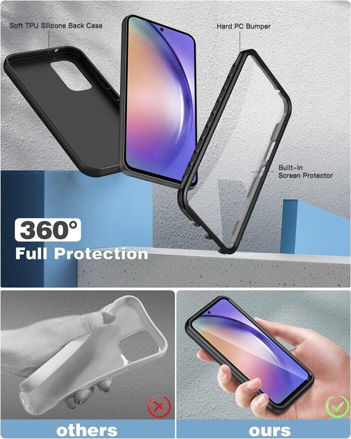 Galaxy A54 5G 6.4inch Slim Shockproof Rugged Cover with Screen Protector – FNTCASE OFFICIAL Galaxy A54 5G 6.4inch Slim Shockproof Rugged Cover with Screen Protector – FNTCASE OFFICIAL