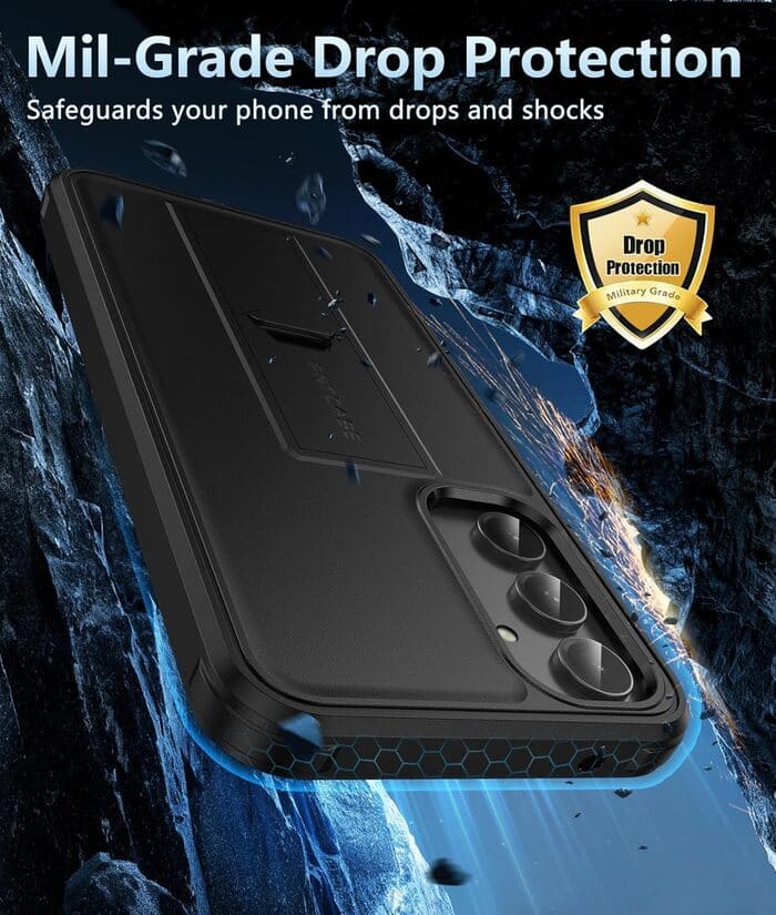 Samsung Galaxy S23 FE Matte Textured Phone Case with Kickstand