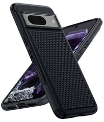 Pixel 8 Dual Layer Shockproof Protective Phone Cover with Anti Slip Textured Back Cell Case