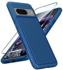 Pixel 8 Dual Layer Shockproof Protective Phone Cover with Anti Slip Textured Back Cell Case