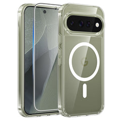 Google Pixel 11 Pro XL Clear Case: Magnetic Charging Shockproof Magsafe Support