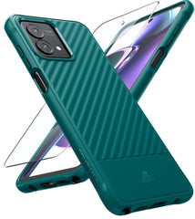 Moto G-Stylus-5G 2023 Case: Slim Soft Textured Phone Cover with Tempered Glass Screen Protector - FNTCASE OFFICIAL