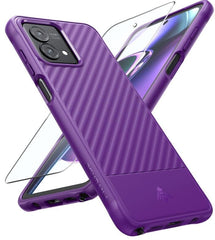 Moto G-Stylus-5G 2023 Case: Slim Soft Textured Phone Cover Purple