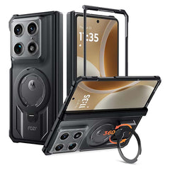 Motorola Razr Fold with Hinge Protection Magnetic Rugged Case Featuring Ring Kickstand Military Grade Protection