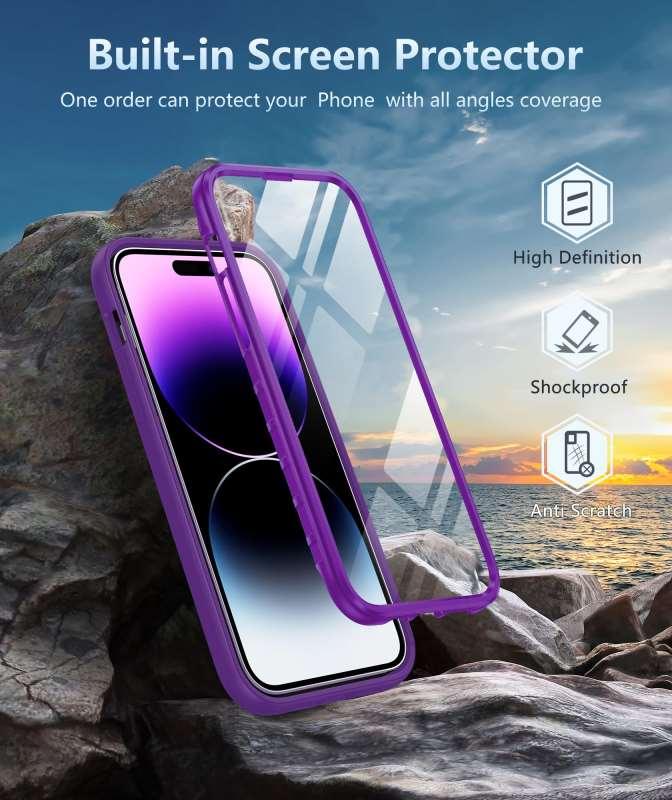 iPhone 14-Pro-Max Phone Case: Magnetic Full Drop Proof Protection Cell Phone Cases - FNTCASE OFFICIAL