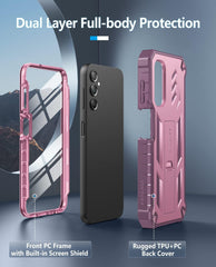 Galaxy A14-5G Case Rugged TPU Cover with Kickstand | Military Grade Drop Protection - FNTCASE OFFICIAL