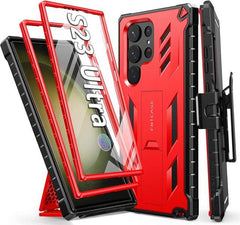 Galaxy S23 Ultra 5G 6.8 inches Phone Case with Belt Clip FNTCASE