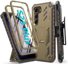 Galaxy S23 Plus 6.6 inch Phone Cover with Belt Clip Holster