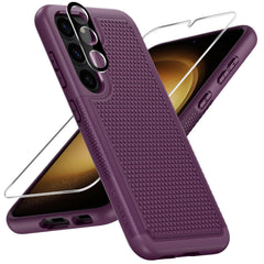 Galaxy S23 Case Dual Layer Phone Cover with Non-Slip Textured