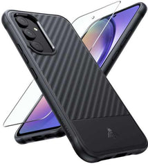 Galaxy A54 5G Case: Stylish Slim Soft Textured Cell Phone Cover Shockproof with Tempered Glass Screen - FNTCASE OFFICIAL