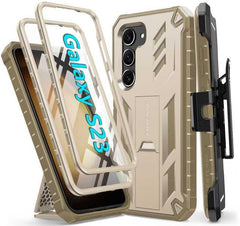 Galaxy S23 6.1 inches Phone Cover with Belt Clip and Stand