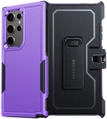 Galaxy S24 Ultra Case: Military Grade Drop with Belt Clip Holster