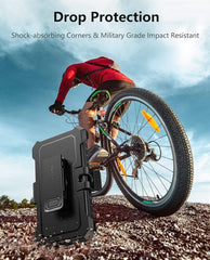 Galaxy A54 5G Case Military Grade Drop Proof Protection Cover with Kickstand & Belt-Clip Matte TPU