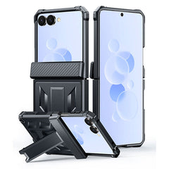 Samsung Z Flip 8 Phone Case: Military Grade Shockproof with Built-in Screen Protector and Kickstand