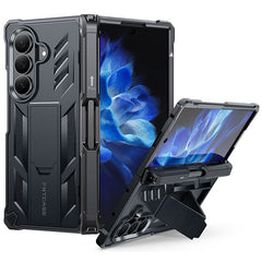Samsung Z Fold 8 Ultra/Z Fold 7 Phone Case: Military Grade Shockproof with Built-in Screen Protector and Kickstand