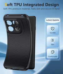 Motorola Edge 2026 Shock Protection Cell Phone Case Sturdy Cover with Non-Slip Texture