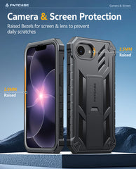 iPhone 17E 2026 Phone Case: Military Grade Shockproof with Built-in Screen Protector and Kickstand