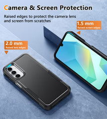 FNTCASE for Samsung Galaxy A16 5G Case: Dual Layer Military Grade Drop Protection Phone Cover with Belt-Clip Holster | Rugged Durable Heavy Duty Shockproof Protective Bumper Tough