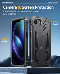 iPhone 17E 2026 Phone Case: Military Grade Shockproof with Built-in Screen Protector and Kickstand