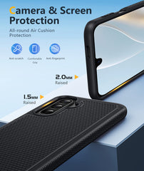 Samsung Galaxy A27 Shock Protection Cell Phone Case Sturdy Cover with Non-Slip Texture