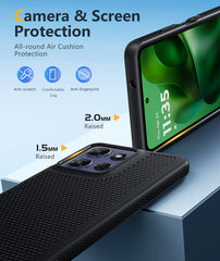 FNTCASE Für Moto G Power 5G 2025 6,8 Zoll Stoßschutz-Handyhülle Robuste Abdeckung mit Rutschfester Textur 